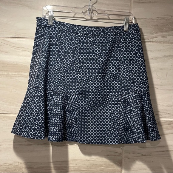 Women’s Margaret M Navy and White Skirt Size Medium - Picture 3 of 7